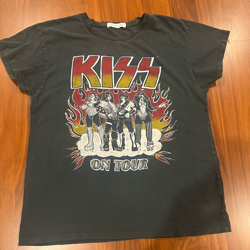 Daydreamer Kiss Tour Vintage Inspired Tee Sz Large